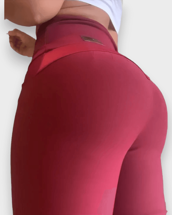 Tummy Control Zipper Butt Lift Pants